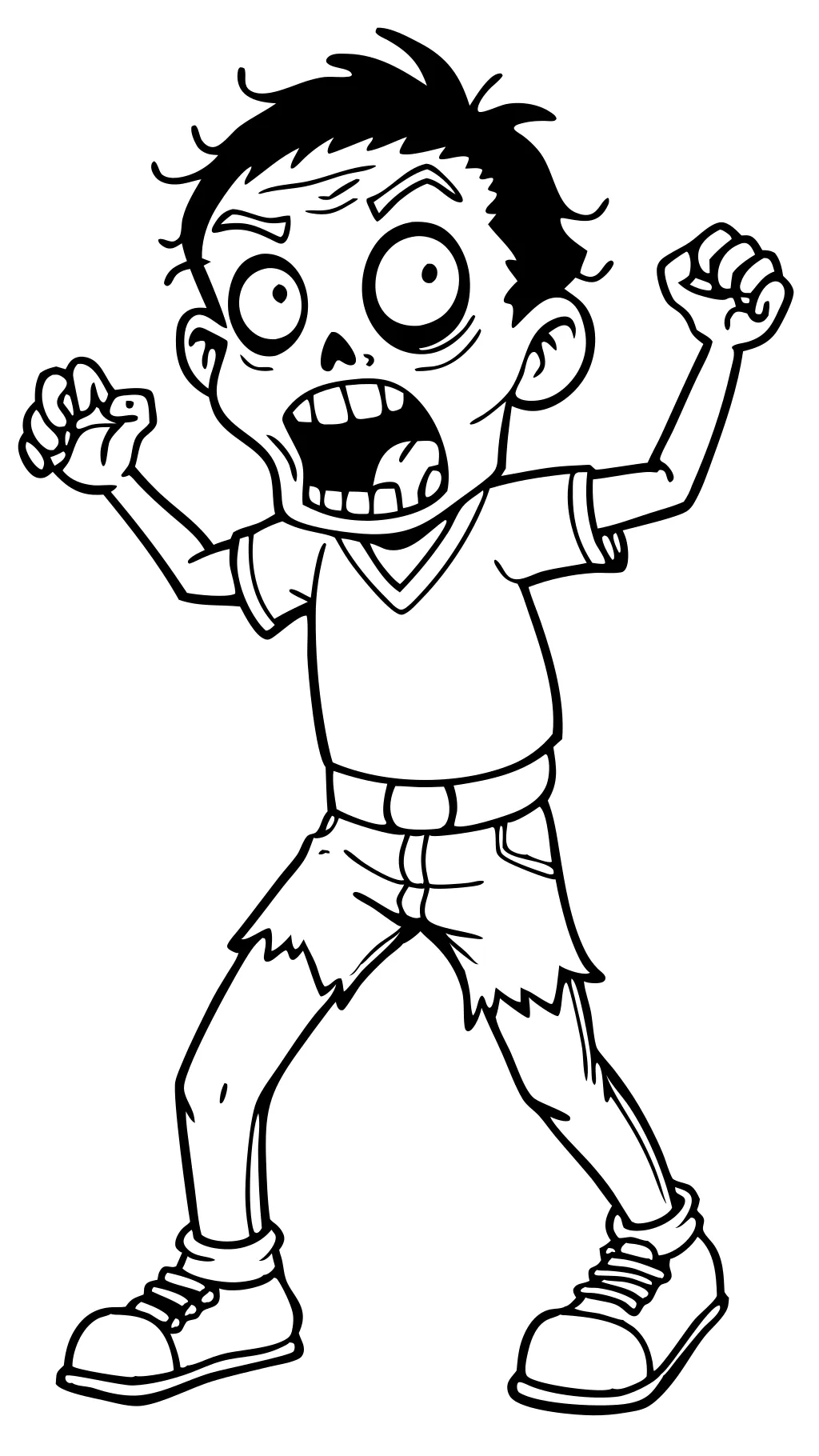 Zombies 2 coloriages